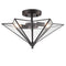 Farmhouse Ceiling Light Black Flush Mount Light Fixtures Glass Ceiling